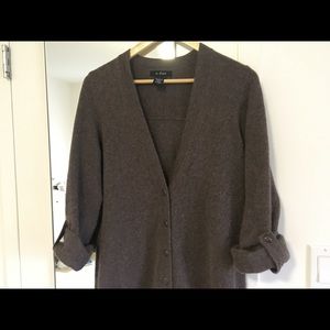 U-knit brand super soft 100% cashmere cardigan.